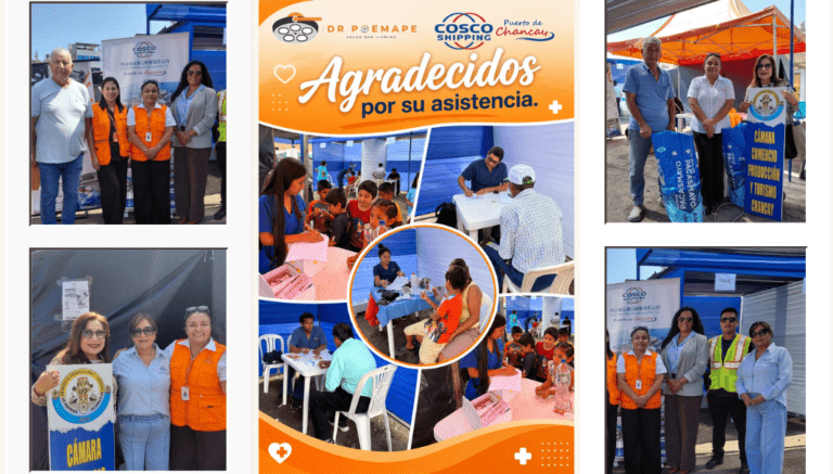 Clínica Dr. Poemape y Cosco Shipping unidos por la salud de Chancay